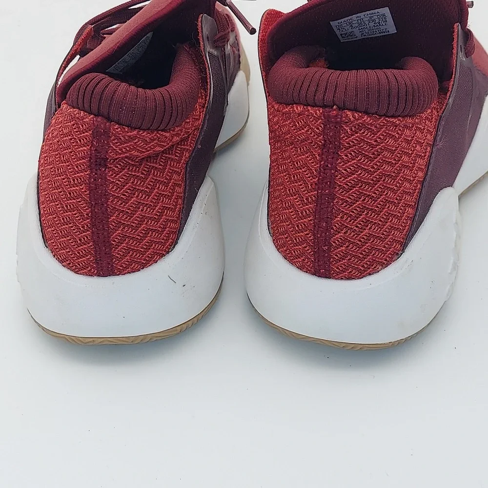 ADIDAS PRO VISION - 11222  BURGUNDY Red Youth‎ Boys Basketball Shoes SIZE 4.5